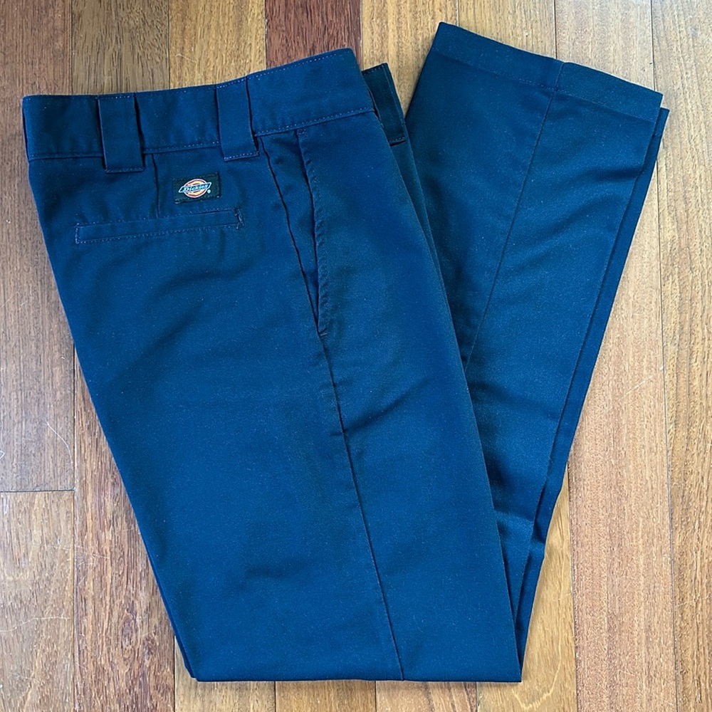 Navy Dickies Pants 32x32 Trousers